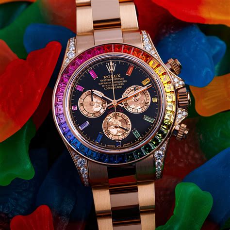 men's rolex daytona rainbow|Rolex rainbow daytona review.